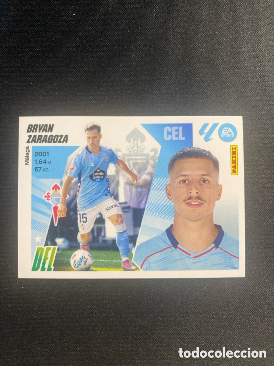 Cromos de F&uacute;tbol: Bryan Zaragoza Ultimo Fichaje 31 Celta de Vigo Liga Este 2025 2026 25 26