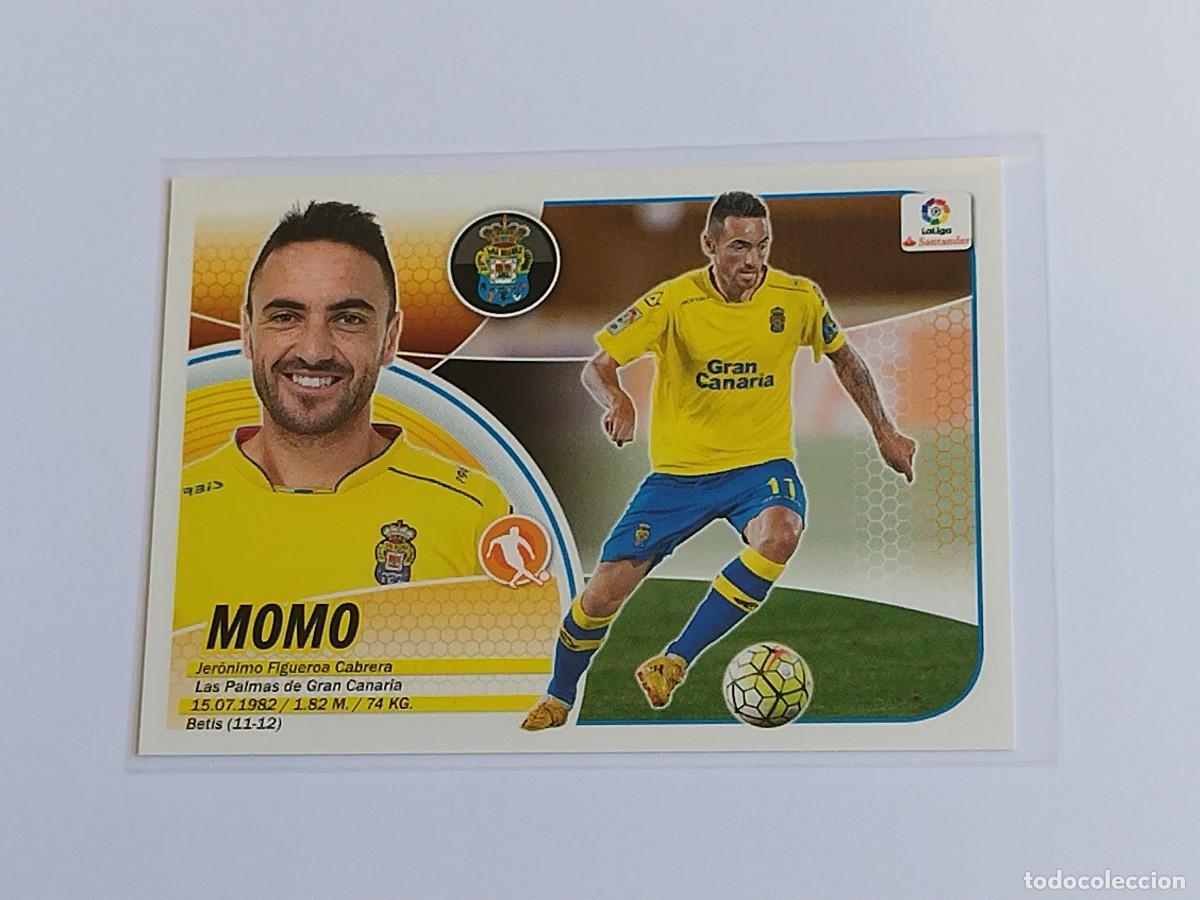 Figurine di Calcio: MOMO N&ordm; 13 UD LAS PALMAS PANINI EDICIONES ESTE LA LIGA SANTANDER 2016 2017 16 17 LOGO
