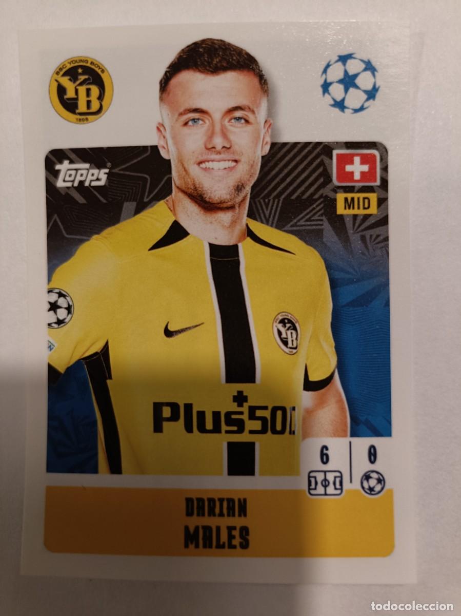 Figurine di Calcio: #439 DARIAN MALES B.S.C. YOUNG BOYS TOPPS UEFA CHAMPIONS LEAGUE STICKER 2024/2025