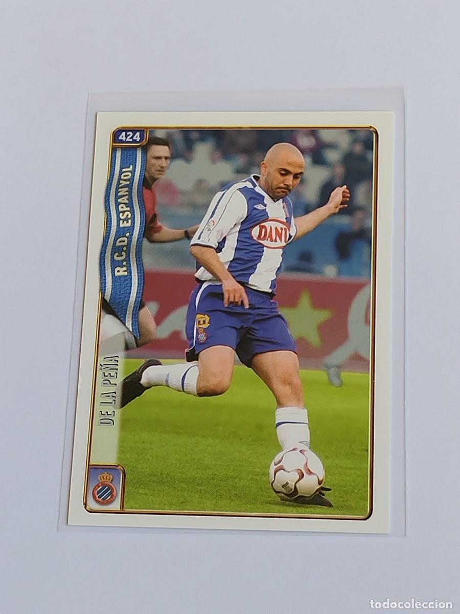 Fu&szlig;ball-Sticker: DE LA PE&Ntilde;A #424 RCD ESPANYOL - MUNDICROMO FICHAS DE LA LIGA 2004 2005 - MC SPORT 04 05 CROMO