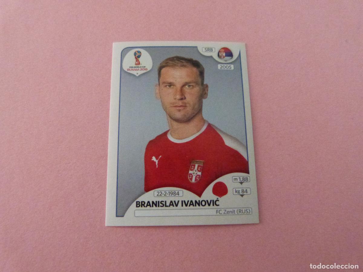 Cromos de F&uacute;tbol: CROMO FUTBOL BRANISLAV IVANOVIC SERBIA SIN PEGAR N&ordm; 415 MUNDIAL RUSIA 2018 PANINI