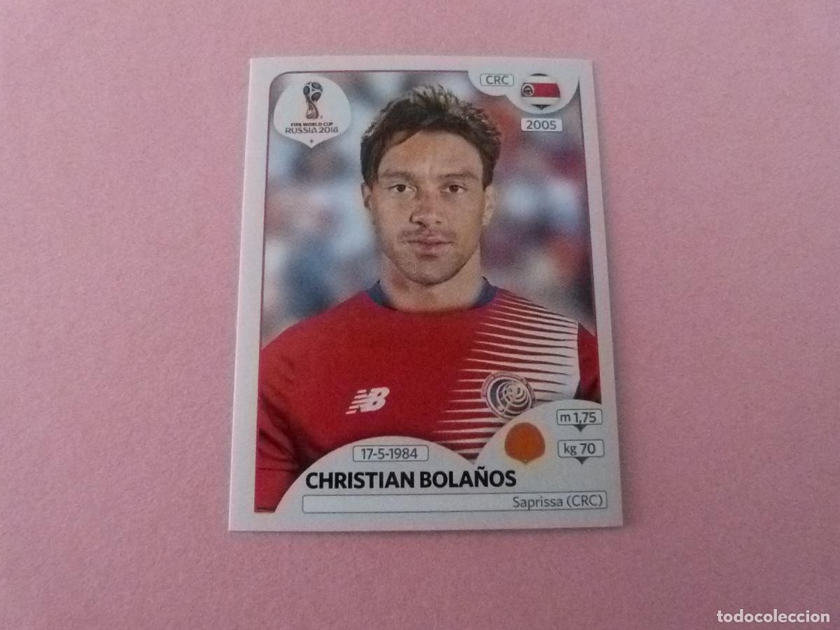 Cromos de F&uacute;tbol: CROMO FUTBOL CHRISTIAN BOLA&Ntilde;OS COSTA RICA SIN PEGAR N&ordm; 405 MUNDIAL RUSIA 2018 PANINI