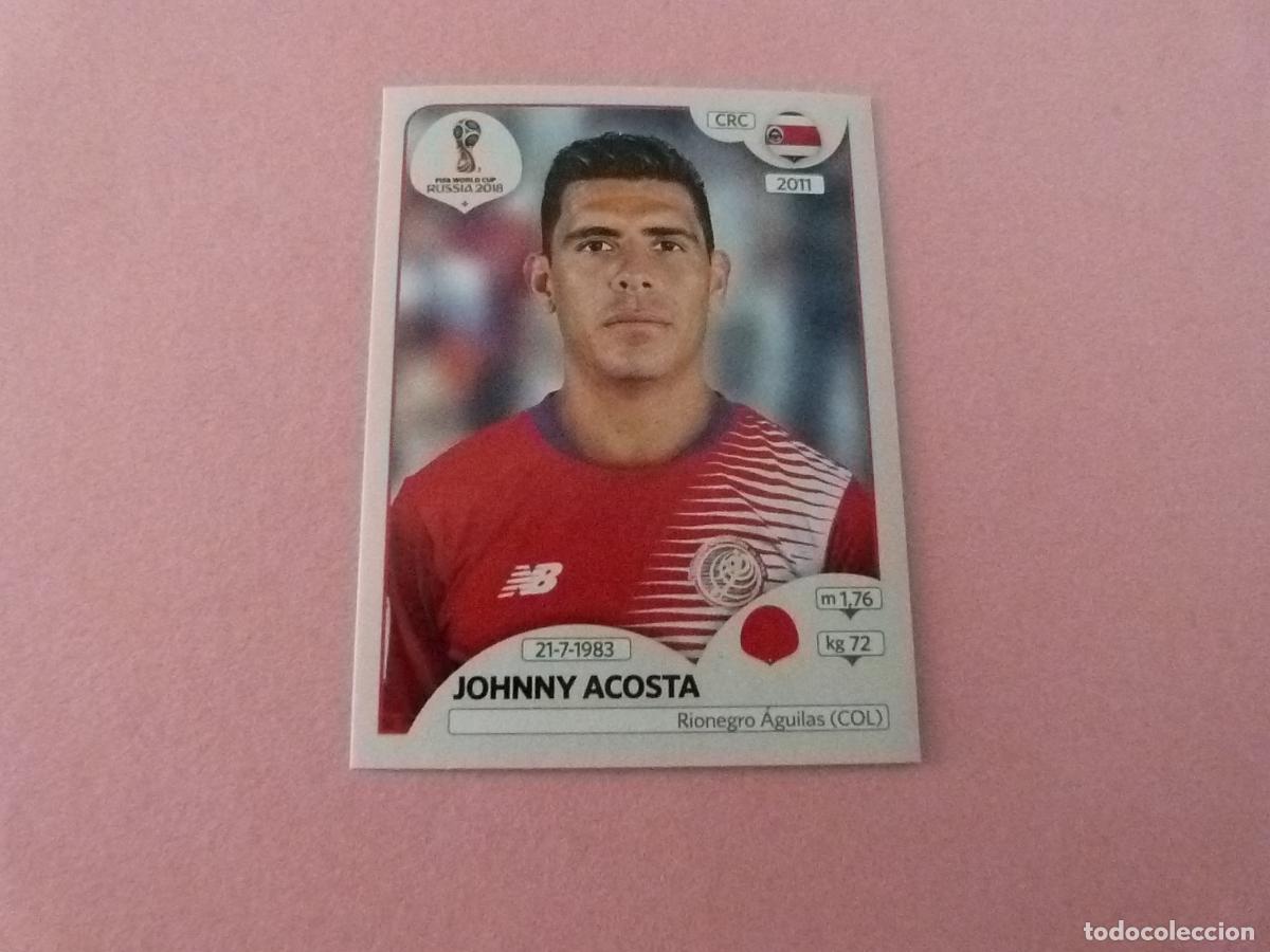 Cromos de F&uacute;tbol: CROMO FUTBOL JOHNNY ACOSTA COSTA RICA SIN PEGAR N&ordm; 402 MUNDIAL RUSIA 2018 PANINI