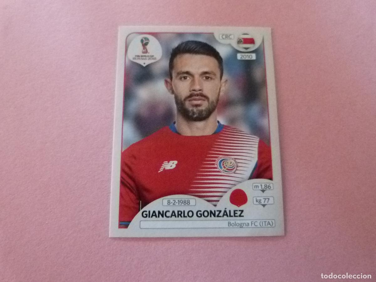Cromos de F&uacute;tbol: CROMO FUTBOL GIANCARLO GONZALEZ COSTA RICA SIN PEGAR N&ordm; 395 MUNDIAL RUSIA 2018 PANINI