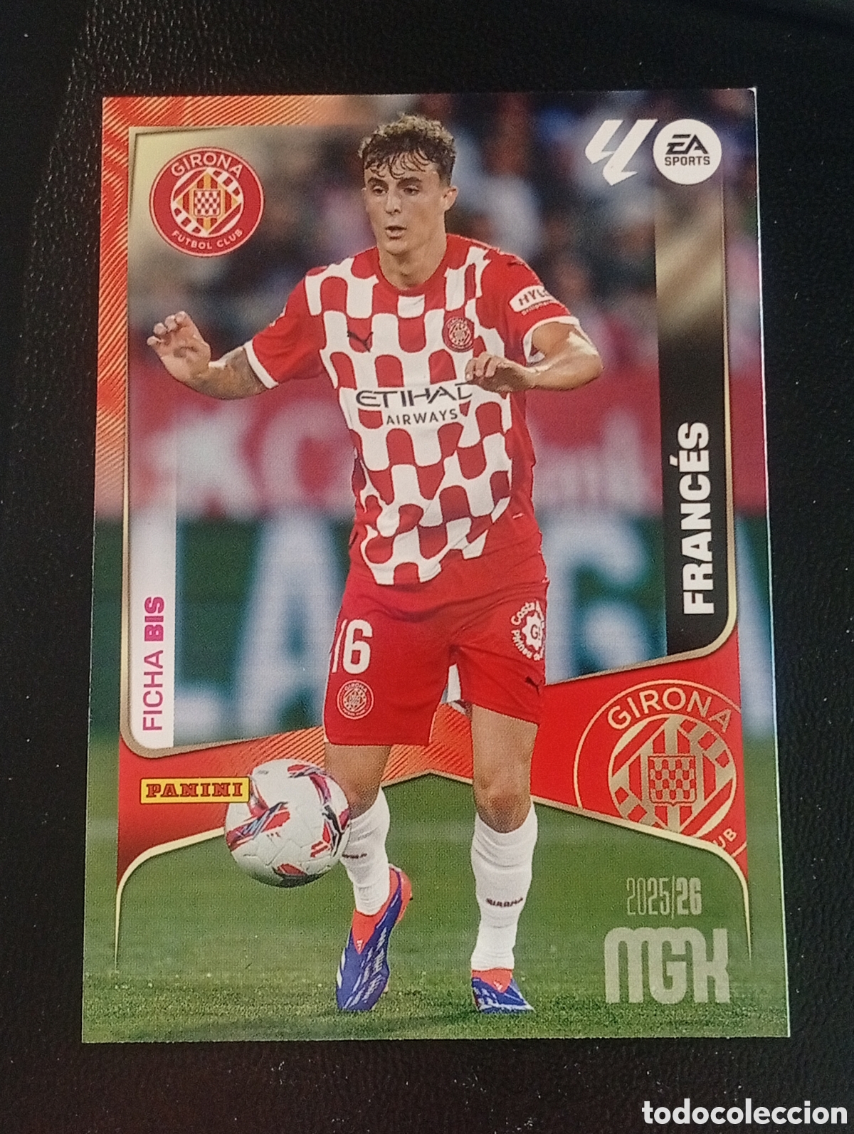 Cartes &agrave; collectionner de Football: 186 Bis Franc&eacute;s GIRONA MEGACRACKS 2025 2026 25 26 CROMOS CARDS TOPPS 3 EDICION