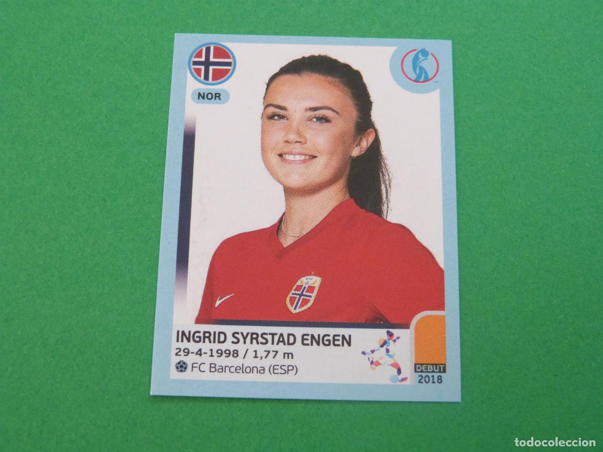 Cromos de f&uacute;tbol: CROMO FUTBOL INGRID SYRSTAD ENGEN NORUEGA SIN PEGAR 83 EUROCOPA EURO FEMENINA INGLATERRA 2022 PANINI