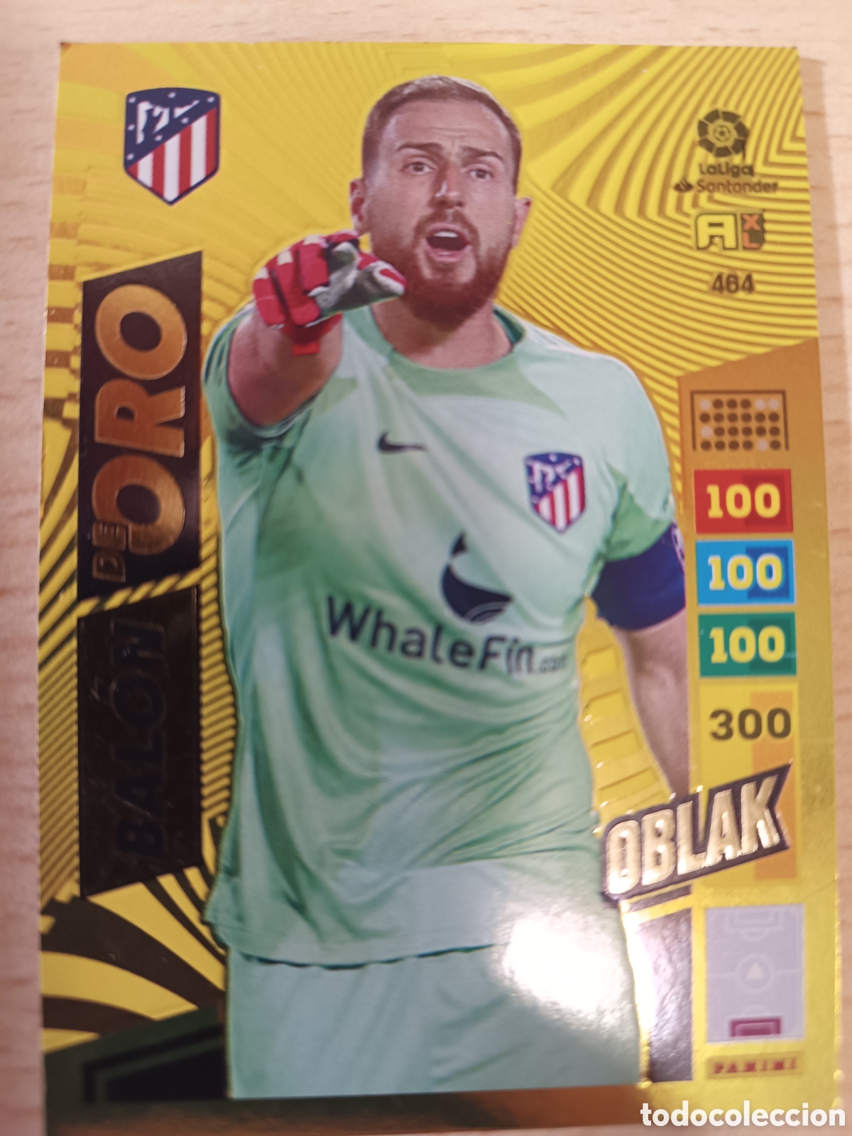 Cromos de F&uacute;tbol: OBLAK ATLETICO MADRID 464 BALON DE ORO ADRENALYN XL LIGA 2022 2023 22 23 PANINI