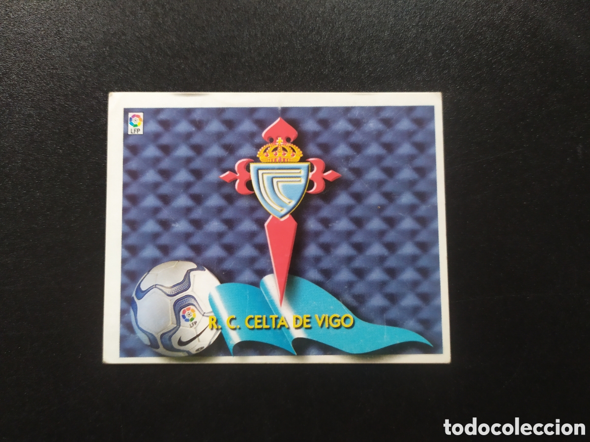 Cromos de F&uacute;tbol: Liga este 2000 2001 00 01 escudo Celta Vigo