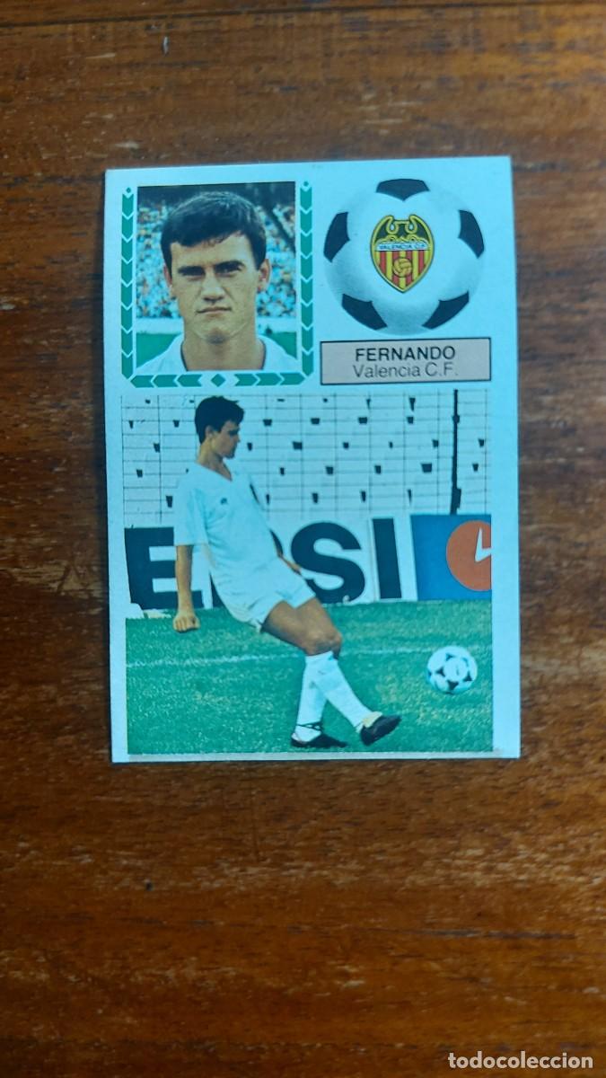 Cromos de F&uacute;tbol: LIGA 83/84 ESTE - Fernando ( Valencia C.F. ) &Uacute;ltimo Fichaje n. 36 sin pegar 1983/84
