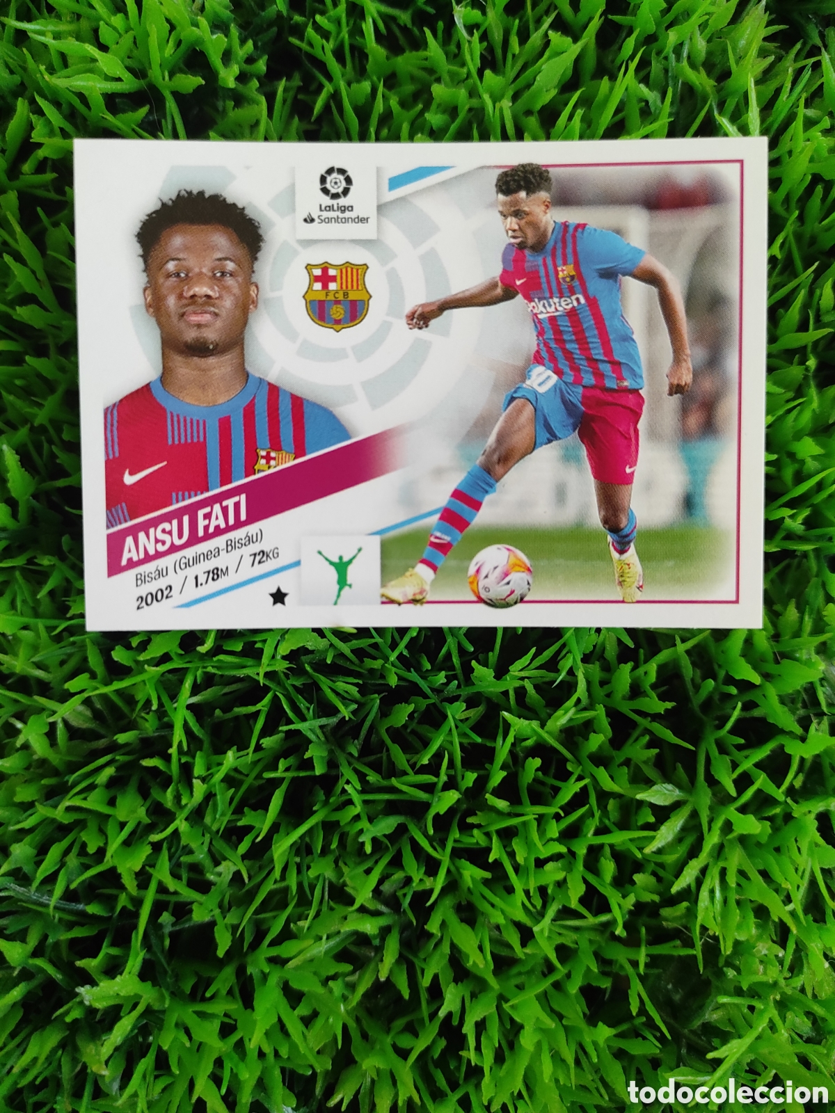 Cromos de F&uacute;tbol: Ansu Fati Barcelona Liga Este 22-23 # 17 NUNCA PEGADO