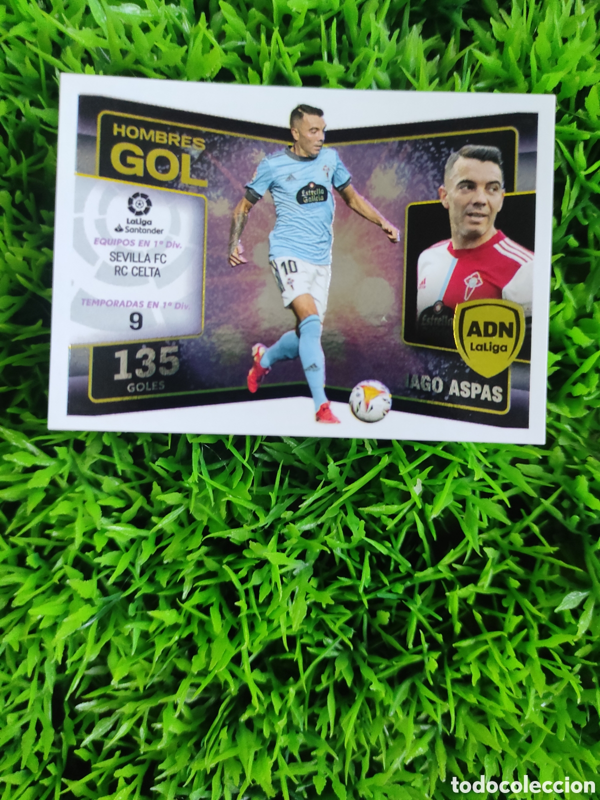 Cromos de F&uacute;tbol: Iago Aspas Celta De Vigo ADN HOMBRES GOL Liga Este 22-23 # 14 NUNCA PEGADO