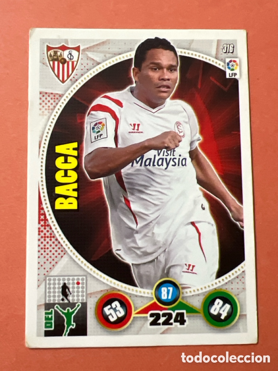 Cromos de Futebol: E219. 316 Bacca, Sevilla FC, Panini Adrenalyn XL 2014 2015 14 15
