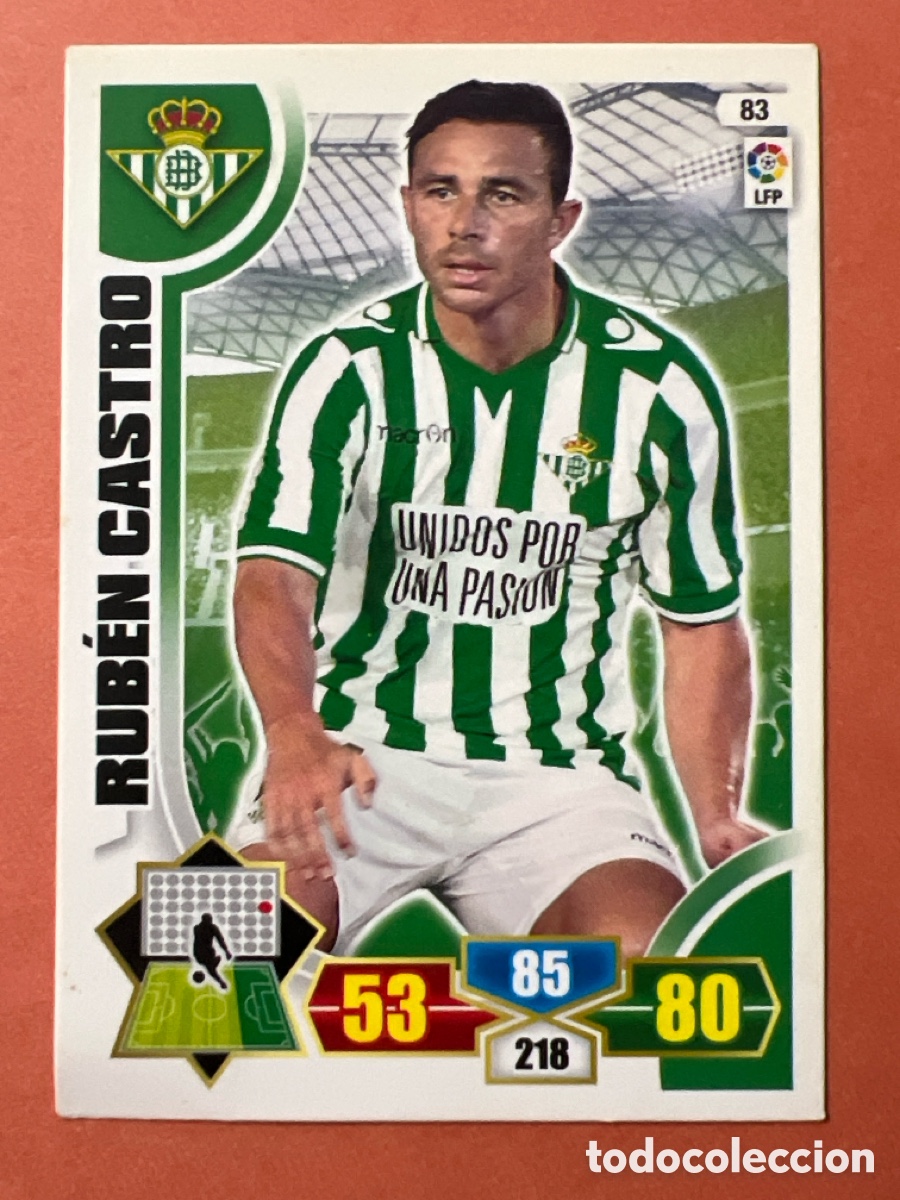 Football Stickers: E275. 83 RUBEN CASTRO REAL BETIS PANINI ADRENALYN XL 2013 2014 LIGA 13 14