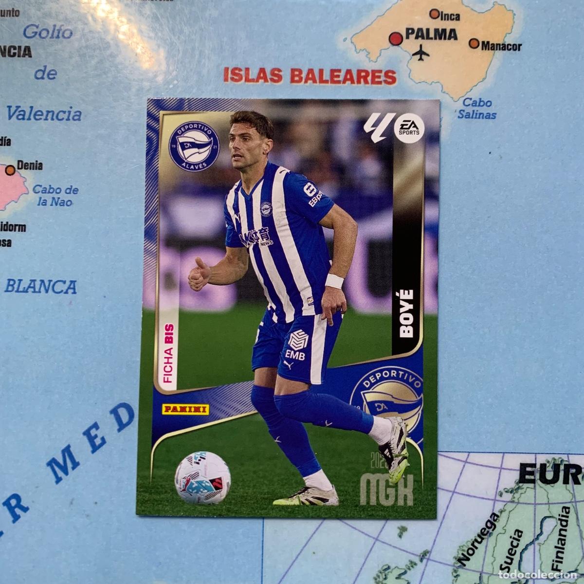 Cromos de f&uacute;tbol: Boye n&uacute;mero 33 Bis del Alav&eacute;s megacracks 25-26 2025-2026