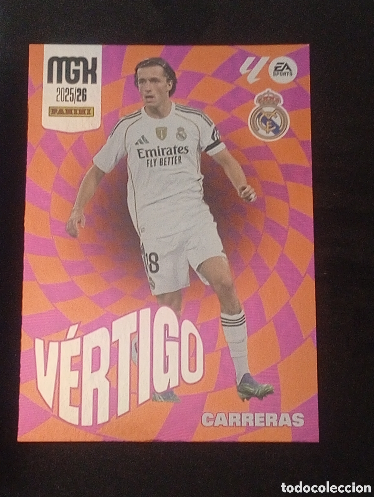 Cartes &agrave; collectionner de Football: 508 v&eacute;rtigo CARRERAS REAL MADRID MEGACRACKS 2025 2026 25 26 CROMOS CARDS PANINI TOPPS