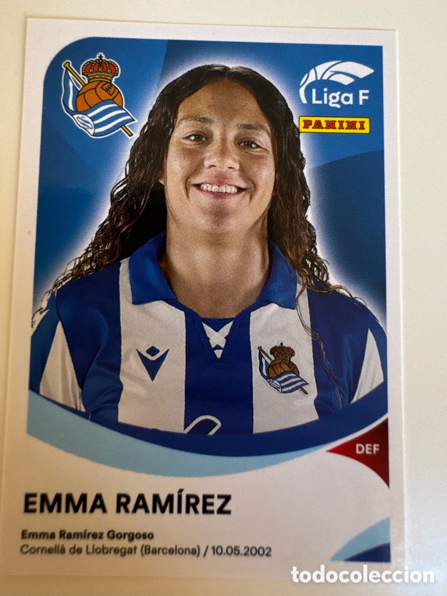 Figurine di Calcio: PANINI LIGA F FEMENINA 2024-2025 24-25 &ndash; N&ordm; 266 EMMA RAM&Iacute;REZ REAL SOCIEDAD