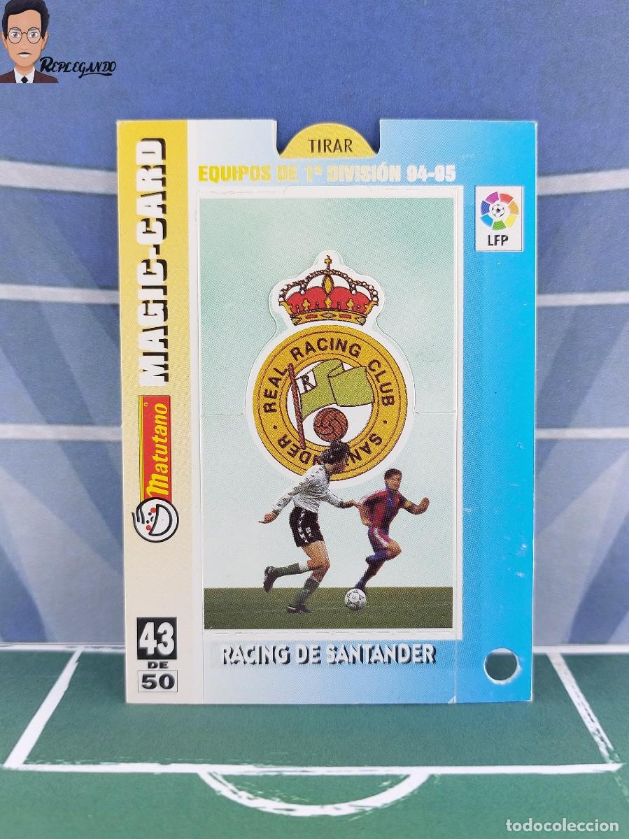 Cromos de F&uacute;tbol: ESCUDO / PLANTILLA N&ordm; 43 (RACING SANTANDER) 1994 1995 MAGIC CARD MATUTANO CROMO 94 95 CRACKS LIGA