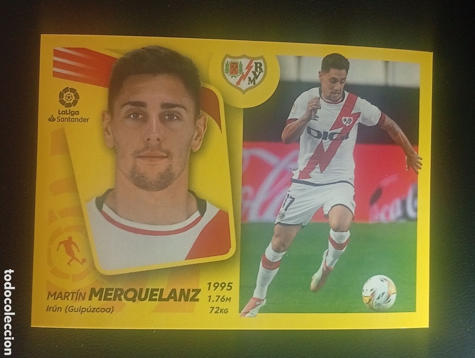 Fu&szlig;ball-Sticker: 45 &uacute;ltimos fichaje MERQUELANZ RAYO VALLECANO LIGA ESTE PANINI 2021 2022 21 22 CROMOS MEGACRACKS