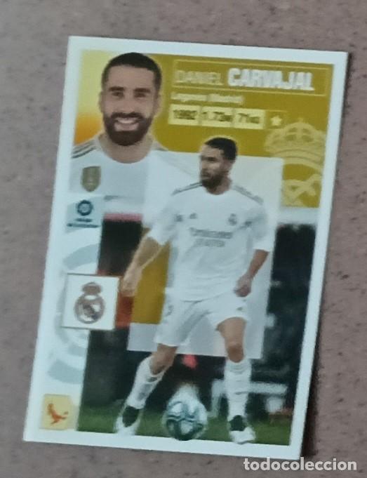 Cartes &agrave; collectionner de Football: Cromo 4 CARVAJAL REAL MADRID. Colecci&oacute;n Oficial La LIGA F&uacute;tbol 2020-21 PANINI Nuevo
