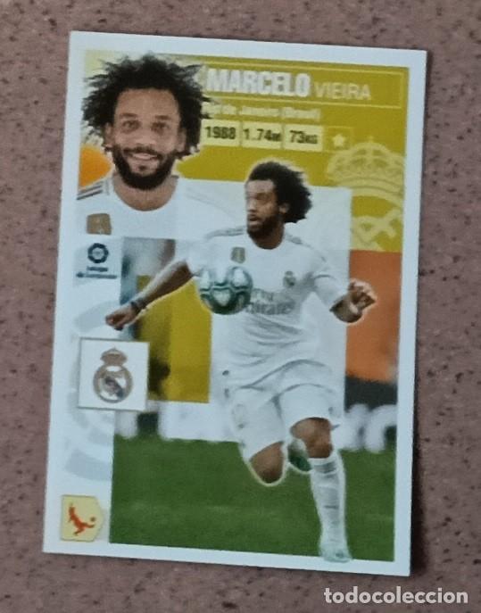 Cartes &agrave; collectionner de Football: Cromo 9 MARCELO REAL MADRID. Colecci&oacute;n Oficial La LIGA F&uacute;tbol 2020-21 PANINI Nuevo