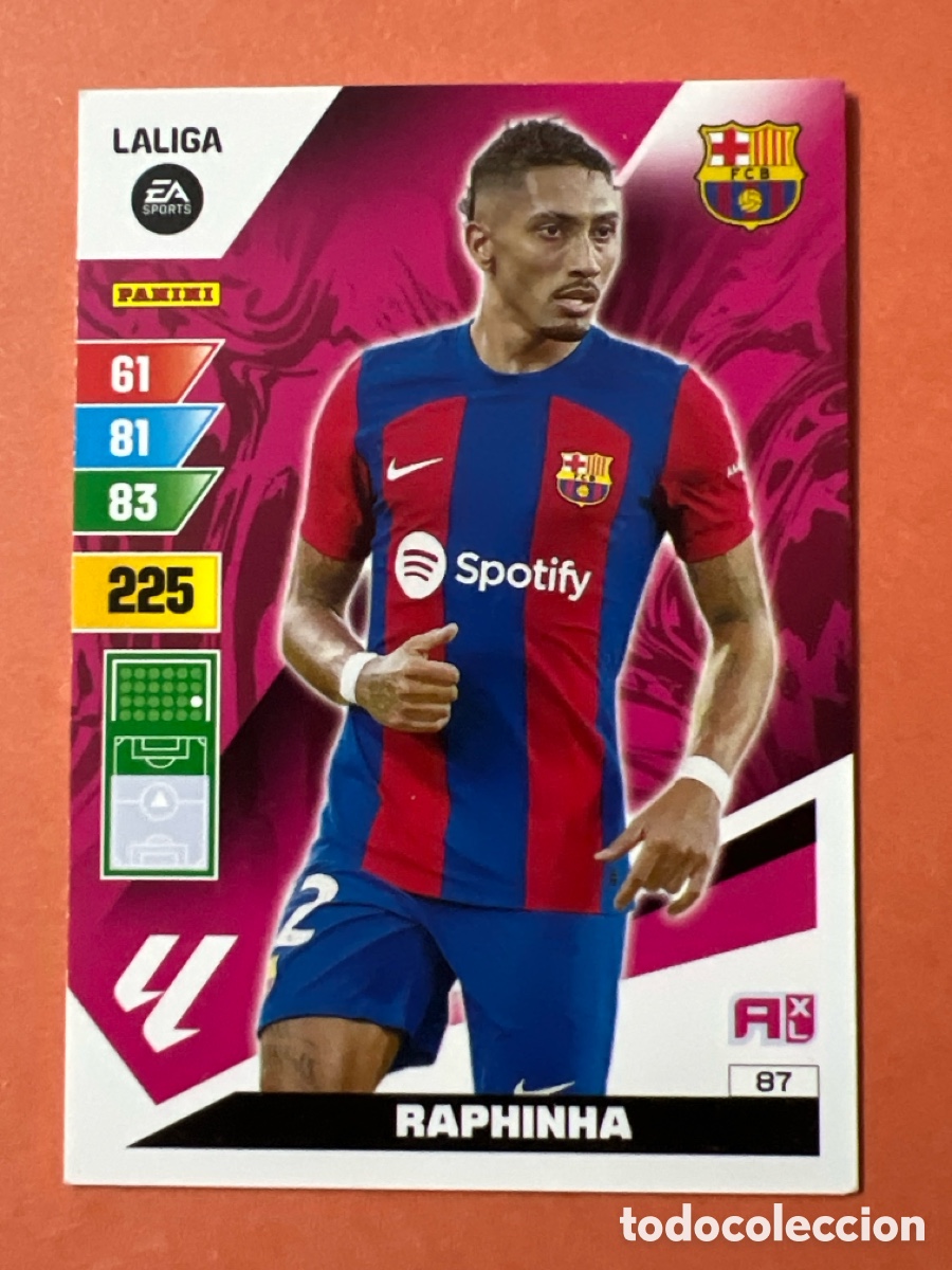 Cromos de Futebol: E1688. 87 Raphinha Barcelona Adrenalyn XL LaLiga 2023 2024 23 24