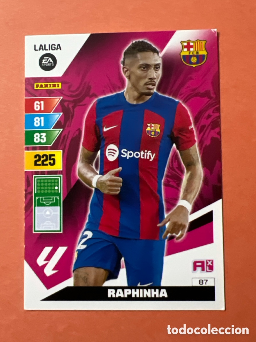 Cromos de Futebol: E1700. 87 Raphinha Barcelona Adrenalyn XL LaLiga 2023 2024 23 24