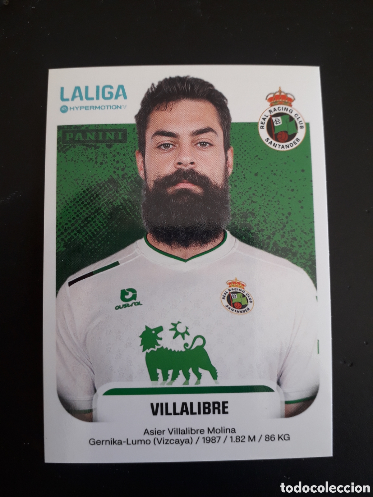 Cromos de Futebol: VILLALIBRE RACING DE SANTANDER N&deg; 342 LALIGA HYPERMOTION 25 26 2025 2026 PANINI PEDIDO M&Iacute;NIMO 3&euro;