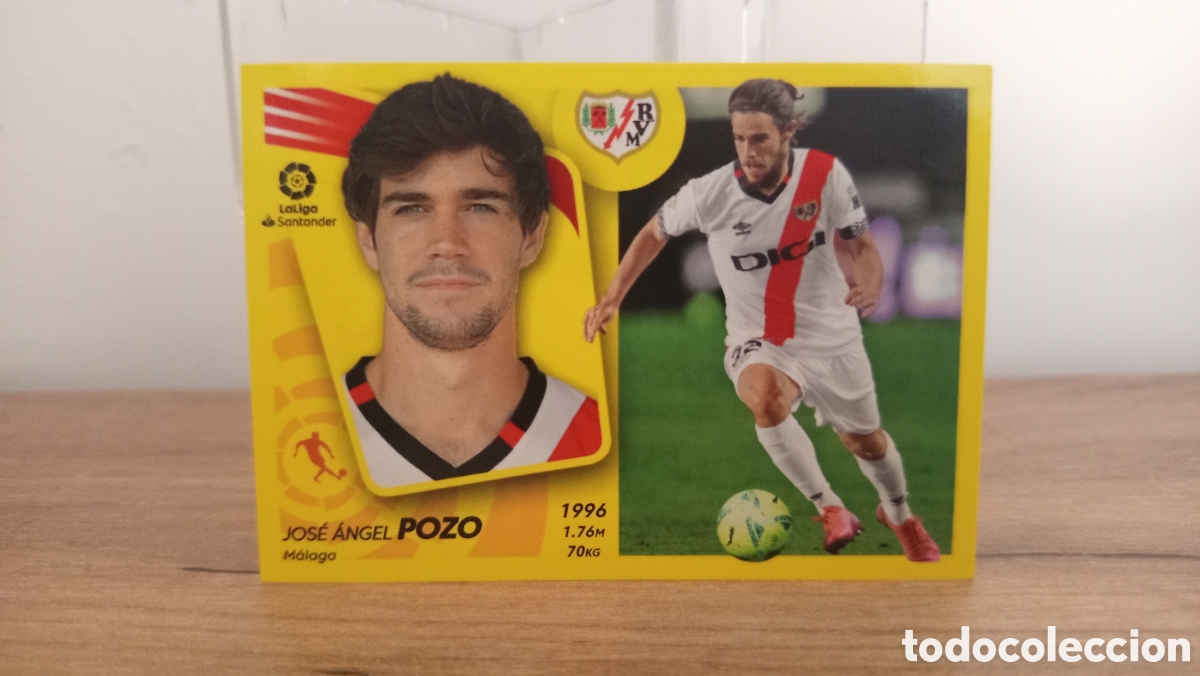 Cromos de F&uacute;tbol: ❇️ CROMO STICKER ⚽ POZO RAYO VALLECANO 13 B 2021 2022 21 22 ESTE PANINI SIN PEGAR ❇️