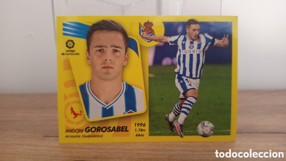 Cromos de F&uacute;tbol: ❇️ CROMO STICKER ⚽ GOROSABEL REAL SOCIEDAD 7 A2021 2022 21 22 ESTE PANINI SIN PEGAR ❇️