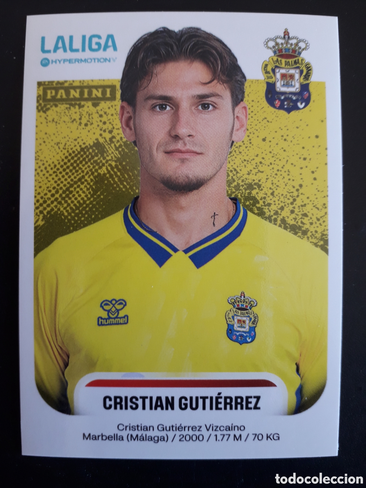 Cromos de Futebol: CRISTIAN GUTI&Eacute;RREZ LAS PALMAS N&deg; 257 B LALIGA HYPERMOTION 25 26 2025 2026 PANINI PEDIDO M&Iacute;NIMO 3&euro;