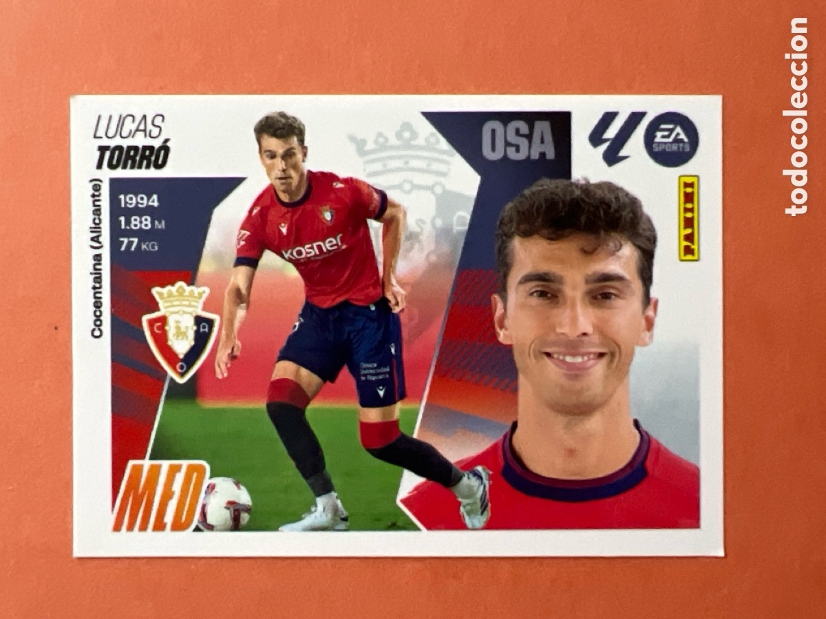 Figurine di Calcio: C386. TORRO OSASUNA N&ordm; 12 LIGA ESTE 25 26 2025 2026 PANINI