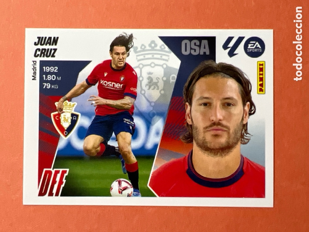 Figurine di Calcio: C452. CROMO PANINI LIGA ESTE 2025-26 (25 - 26) - N&ordm; 9 - JUAN CRUZ - OSASUNA