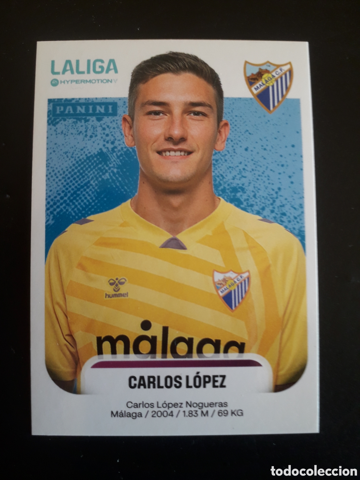 Cromos de Futebol: CARLOS L&Oacute;PEZ M&Aacute;LAGA N&deg; 290 LALIGA HYPERMOTION 25 26 2025 2026 PANINI PEDIDO M&Iacute;NIMO 3&euro;