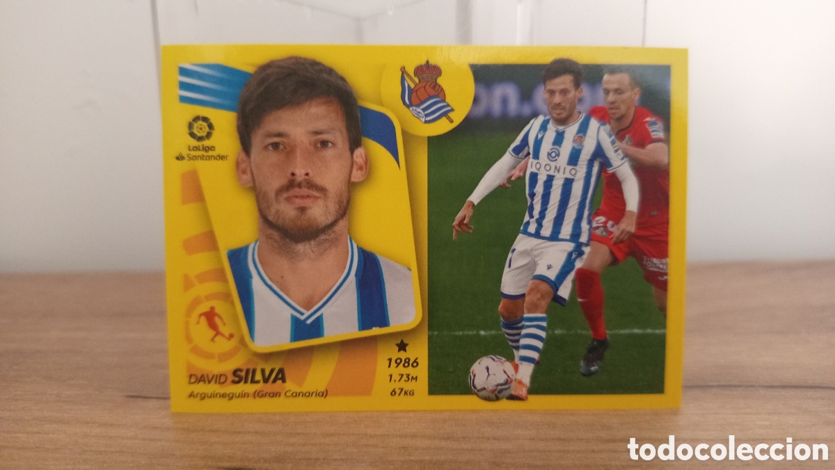 Cromos de F&uacute;tbol: ❇️ CROMO STICKER ⚽ SILVA REAL SOCIEDAD 15 A 2021 2022 21 22 ESTE PANINI SIN PEGAR ❇️