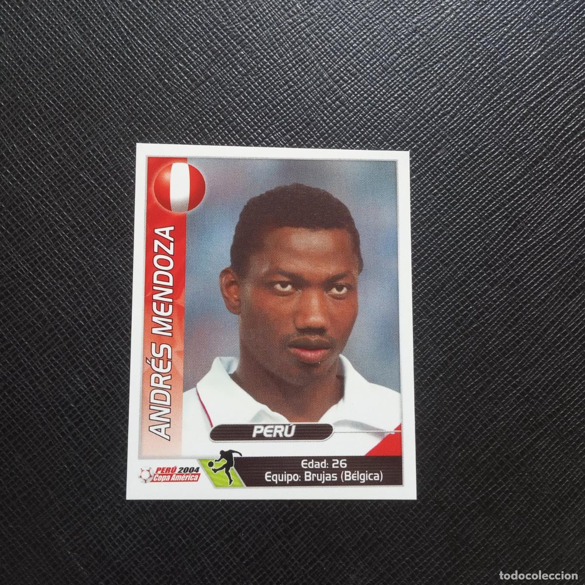 Figurine di Calcio: 43 ANDRES MENDOZA PERU NAVARRETE COPA AMERICA PERU 2004 CROMO FUTBOL 04 - SIN PEGAR - C