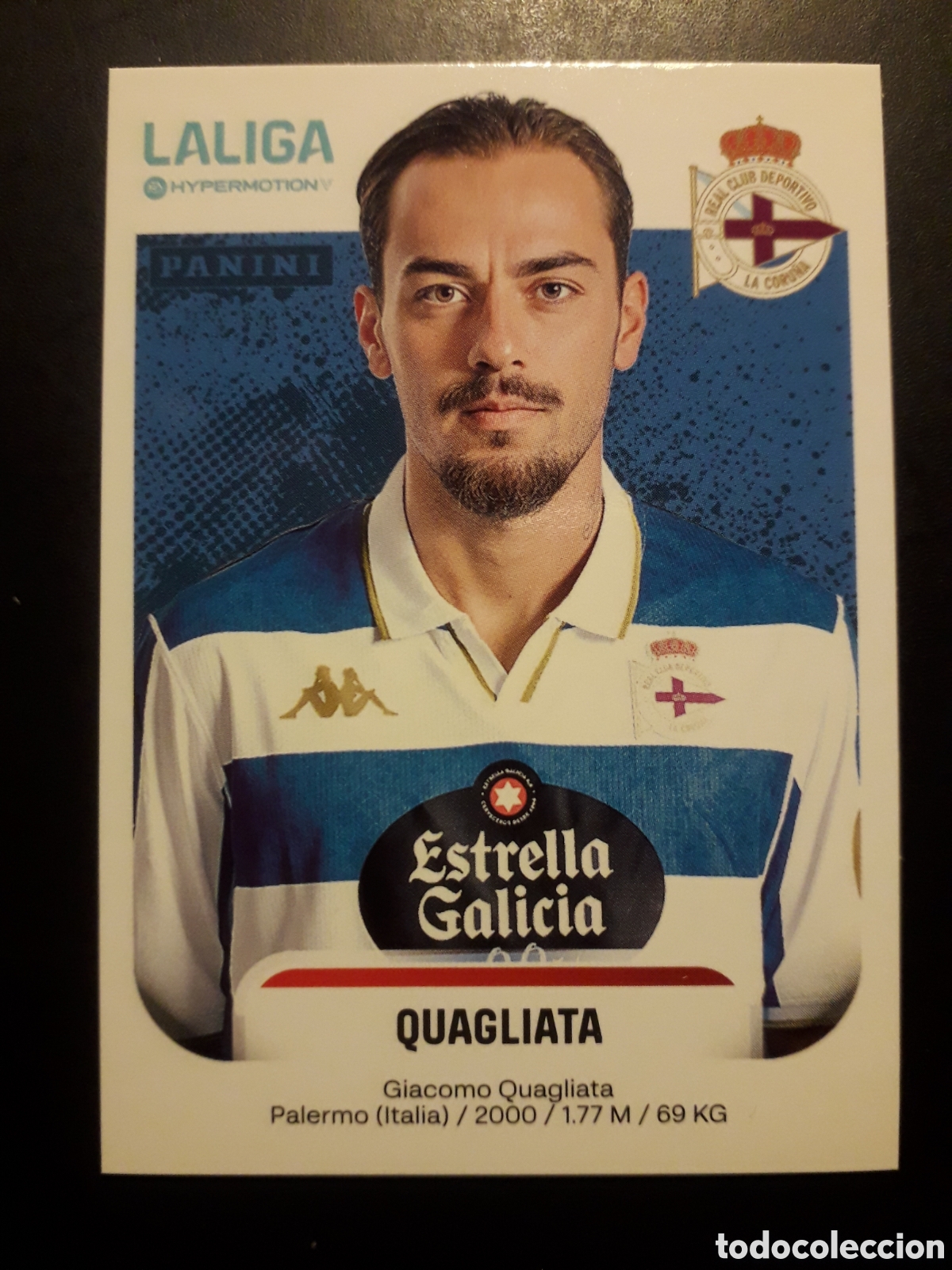 Cromos de Futebol: QUAGLIATA DEPORTIVO CORU&Ntilde;A N&deg; 181 B LALIGA HYPERMOTION 25 26 2025 2026 PANINI PEDIDO M&Iacute;NIMO 3&euro;