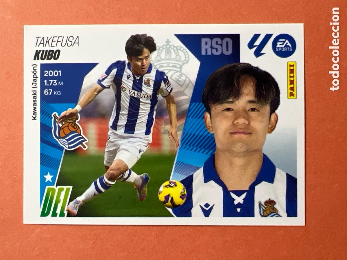 Fu&szlig;ball-Sticker: C1353: CROMO PANINI LIGA ESTE 2025-26 (25 - 26) - N&ordm; 16 - KUBO - REAL SOCIEDAD