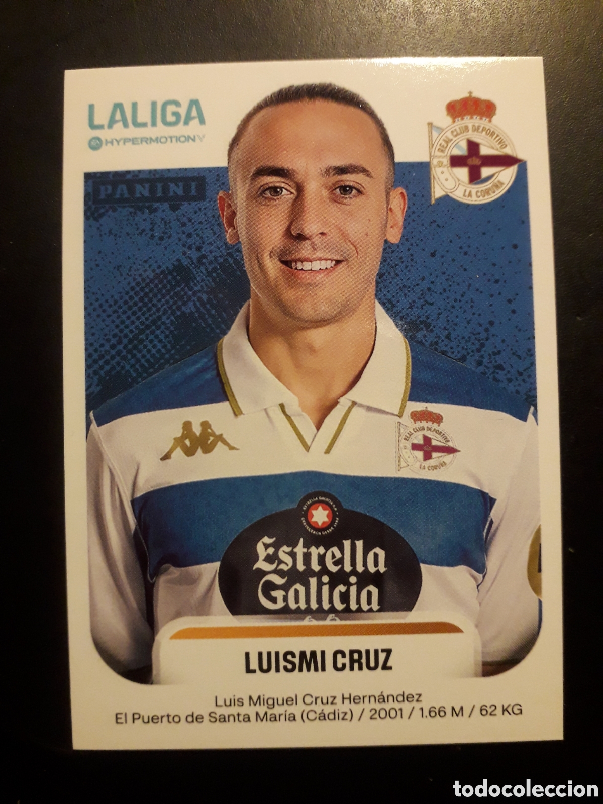 Cromos de Futebol: LUISMI CRUZ DEPORTIVO CORU&Ntilde;A N&deg; 185 LALIGA HYPERMOTION 25 26 2025 2026 PANINI PEDIDO M&Iacute;NIMO 3&euro;