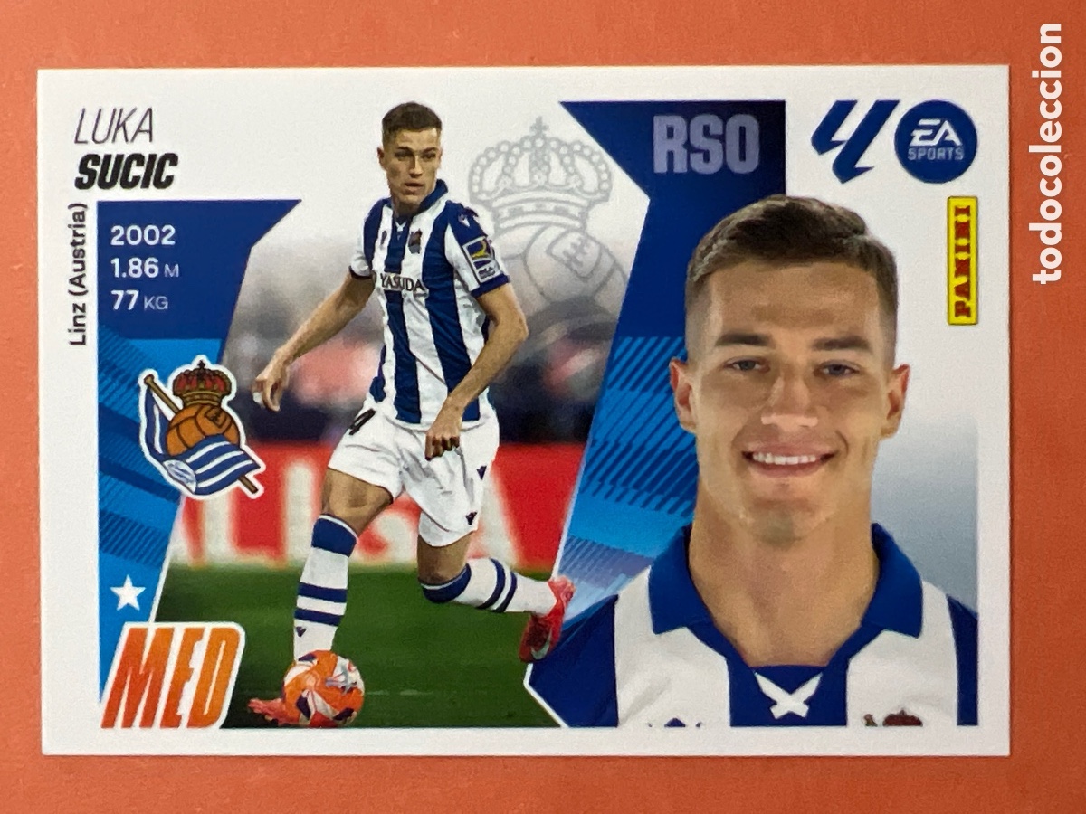 Cromos de Futebol: C1410. CROMO PANINI LIGA ESTE 2025-26 (25 - 26) - N&ordm; 15 - SUCIC - REAL SOCIEDAD