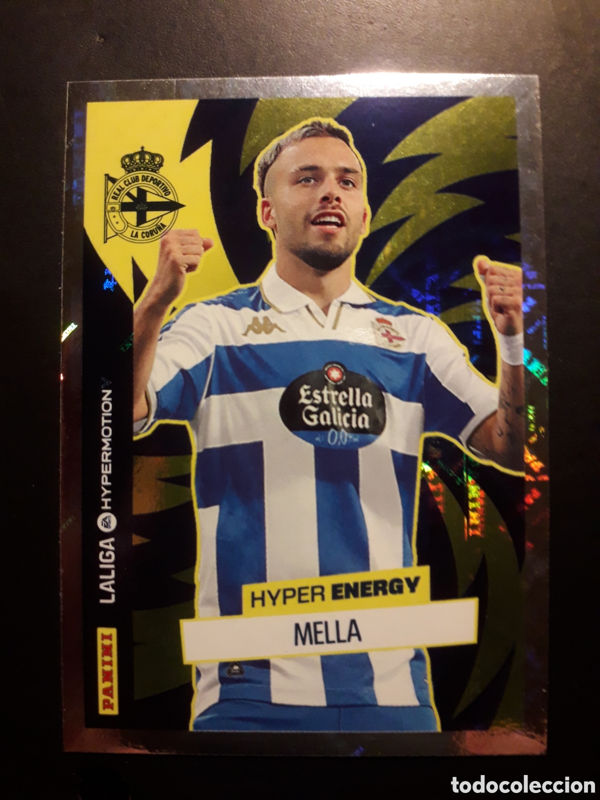 Cromos de Futebol: MELLA DEPORTIVO CORU&Ntilde;A HYPER ENERGY N&deg; 471 LALIGA HYPERMOTION 25 26 2025 2026 PANINI PEDIDO M&Iacute;NIM 3&euro;