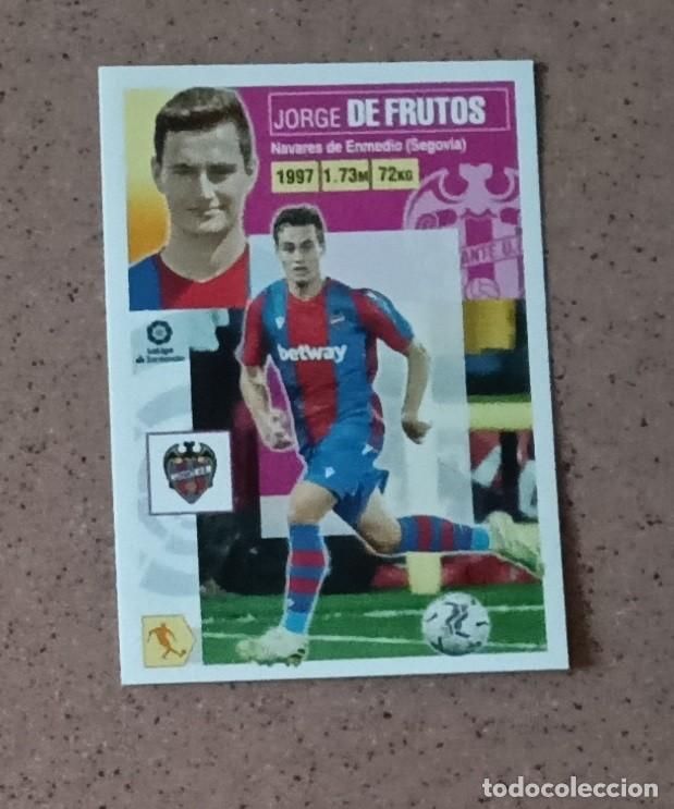 Figurine di Calcio: Cromo 15 &Uacute;ltimos fichajes DE FRUTOS. LEVANTE UD. Colec. Oficial La LIGA F&uacute;tbol 2020-21 PANINI Nuevo