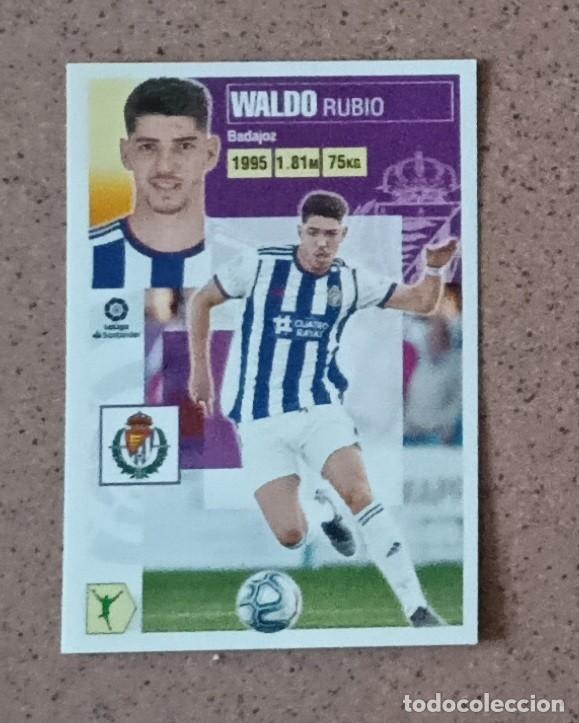 Cromos de Futebol: Cromo 18 WALDO. VALLADOLID CF. Colec. Oficial La LIGA F&uacute;tbol 2020-21 PANINI Nuevo