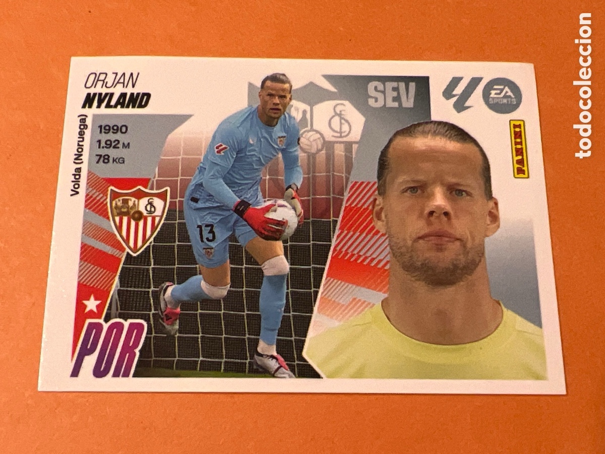 Fu&szlig;ball-Sticker: C2841. CROMO PANINI LIGA ESTE 2025-26 (25 - 26) - N&ordm; 3 - NYLAND - SEVILLA