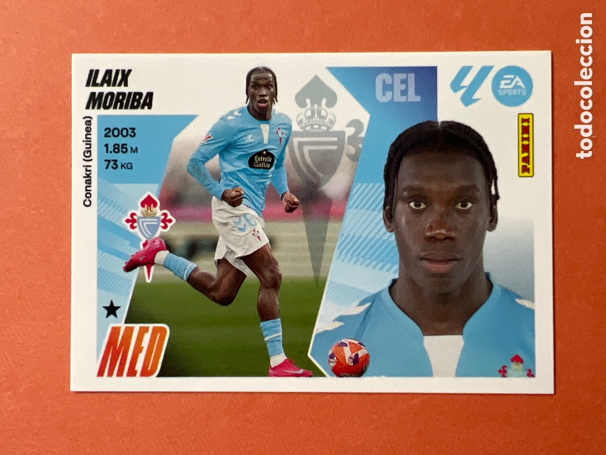 Figurine di Calcio: C3051. CROMO PANINI LIGA ESTE 2025-26 (25 - 26) - N&ordm; 12 - ILAIX MORIBA - CELTA