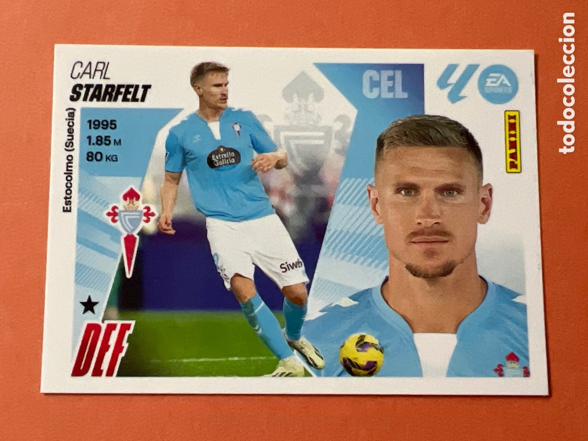 Figurine di Calcio: C3126. CROMO PANINI LIGA ESTE 2025-26 (25 - 26) - N&ordm; 8 - STARFELT - CELTA