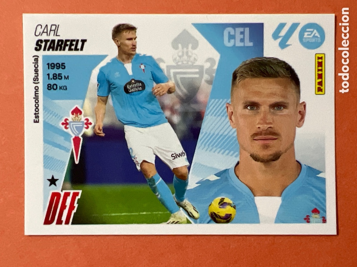 Fu&szlig;ball-Sticker: C3127. CROMO PANINI LIGA ESTE 2025-26 (25 - 26) - N&ordm; 8 - STARFELT - CELTA