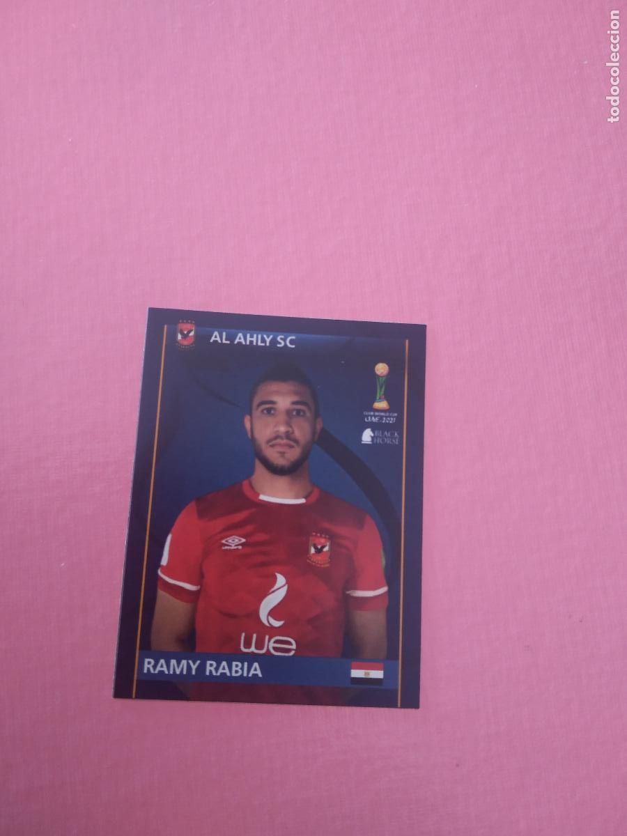 Figurine di Calcio: 47 RAMY RABIA AL AHLY CROMO FUTBOL FIFA CLUB WORLD CUP UAE 2021 BLACK HORSE