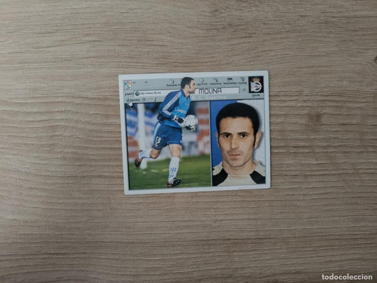 Cromos de f&uacute;tbol: CROMO DE F&Uacute;TBOL LIGA ESTE MOLINA DEPORTIVO CORU&Ntilde;A SIN PEGAR NUNCA PEGADO 01 02 2001 2002