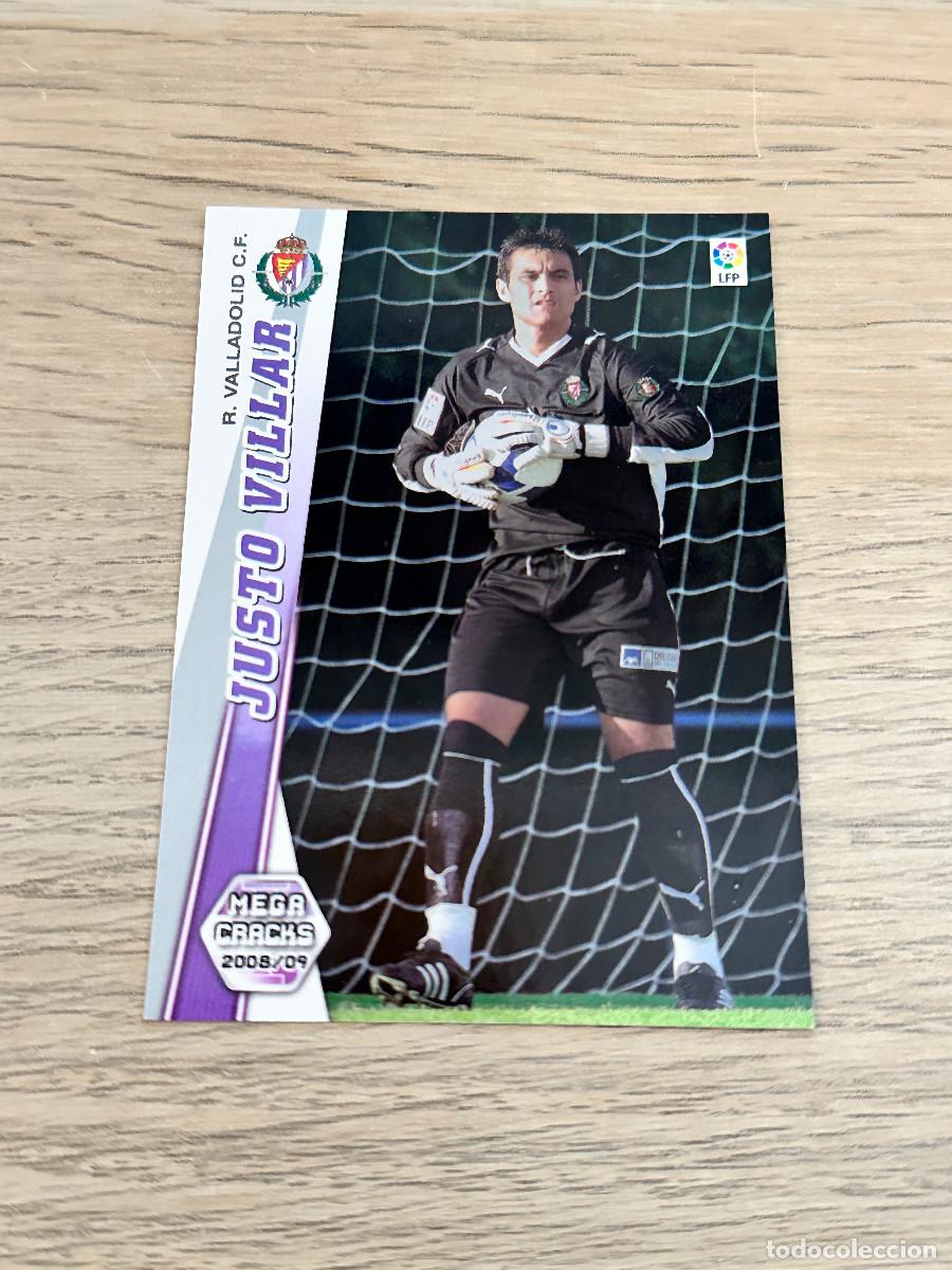 Cromos de f&uacute;tbol: 326 BIS JUSTO VILLAR VALLADOLID MEGACRACKS LIGA 2008 2009 PANINI 08 09