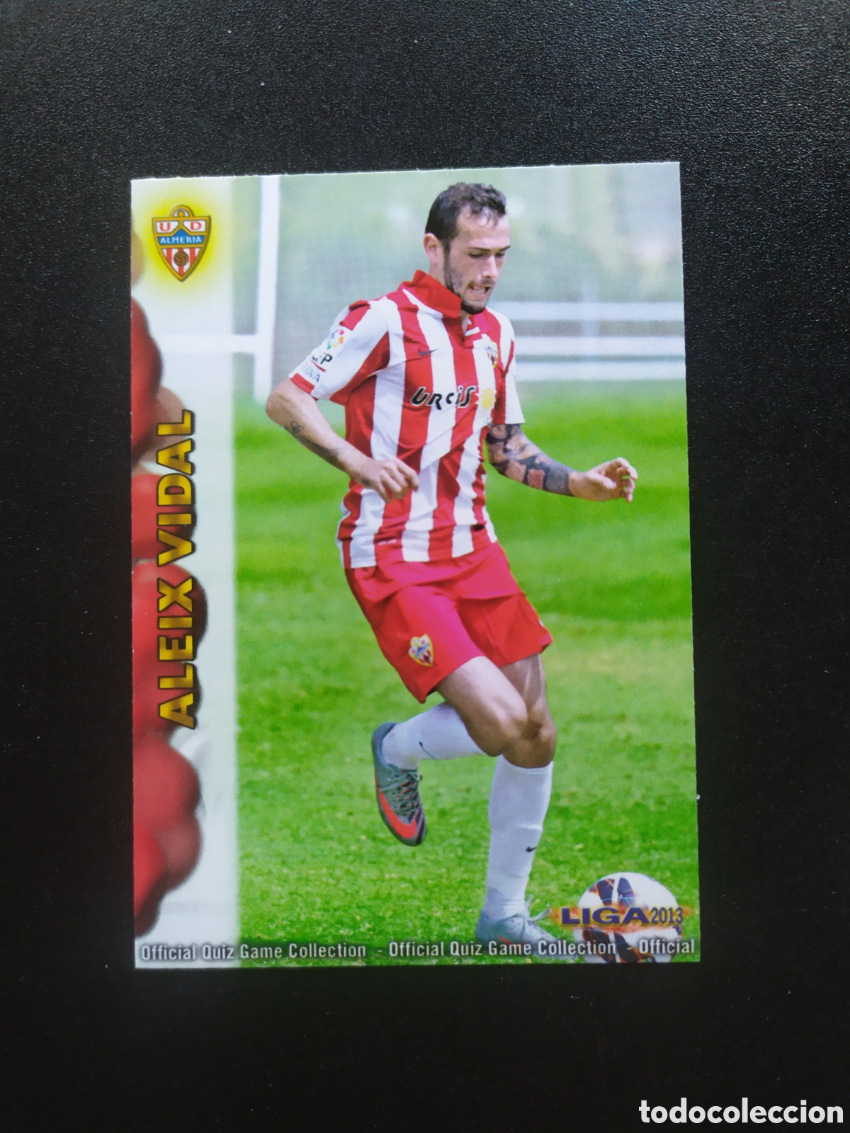 Cromos de f&uacute;tbol: Mundicromo fichas Liga 2012 2013 12 13 Aleix Vidal n&deg; 831 Almer&iacute;a